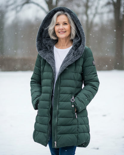 Fleece Lined Puffer Coat