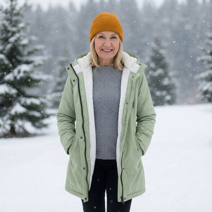 Gesteppter Wintermantel