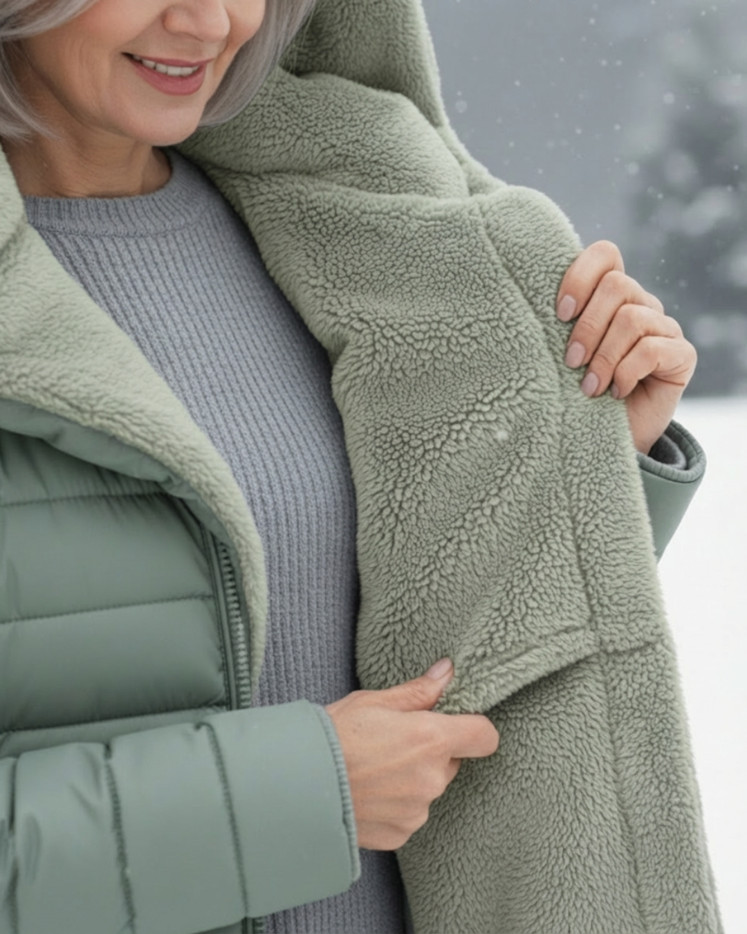 Fleece Lined Puffer Coat