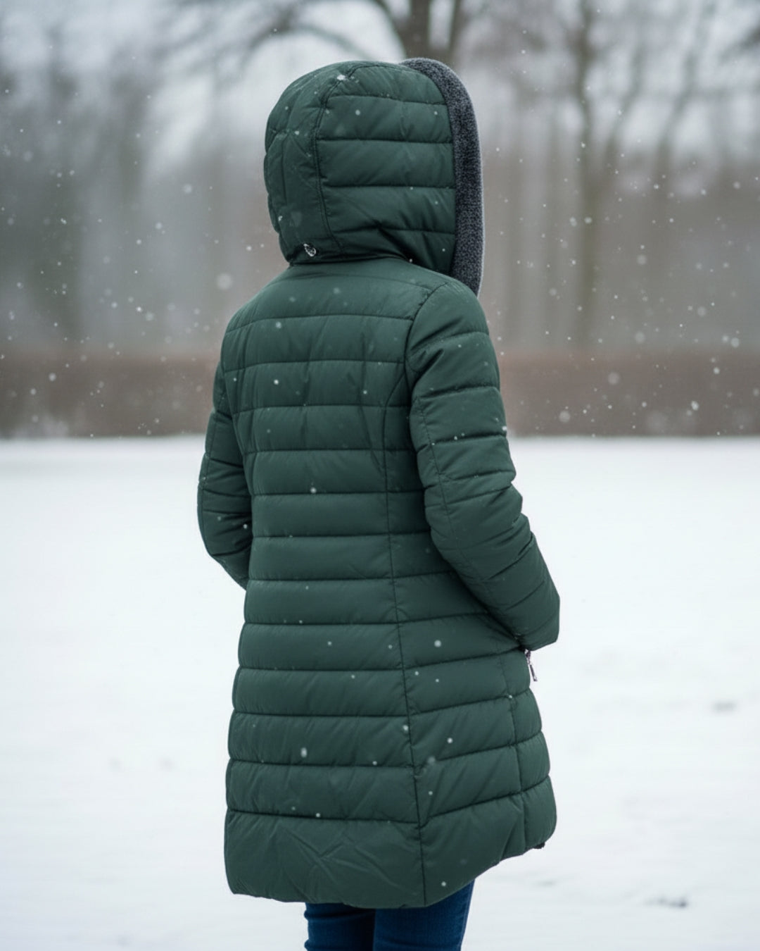 Fleece Lined Puffer Coat