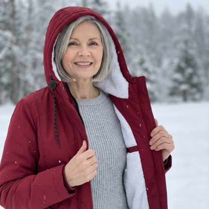 Gesteppter Wintermantel