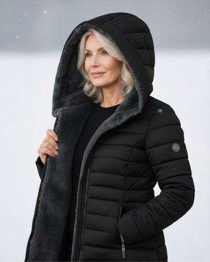 Fleece Lined Puffer Coat
