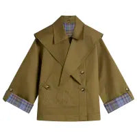 Reversible Jerry Crop Trench Coat