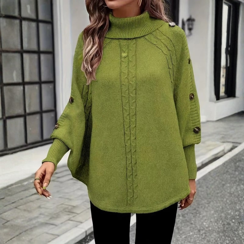 Benilda Women’s Sweater – High-Neck Jumper