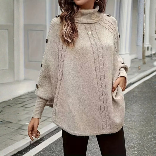 Benilda Women’s Sweater – High-Neck Jumper