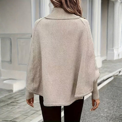 Benilda Women’s Sweater – High-Neck Jumper