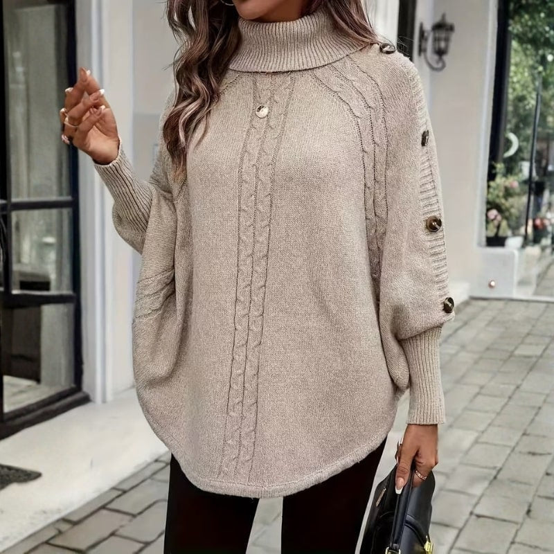 Benilda Women’s Sweater – High-Neck Jumper