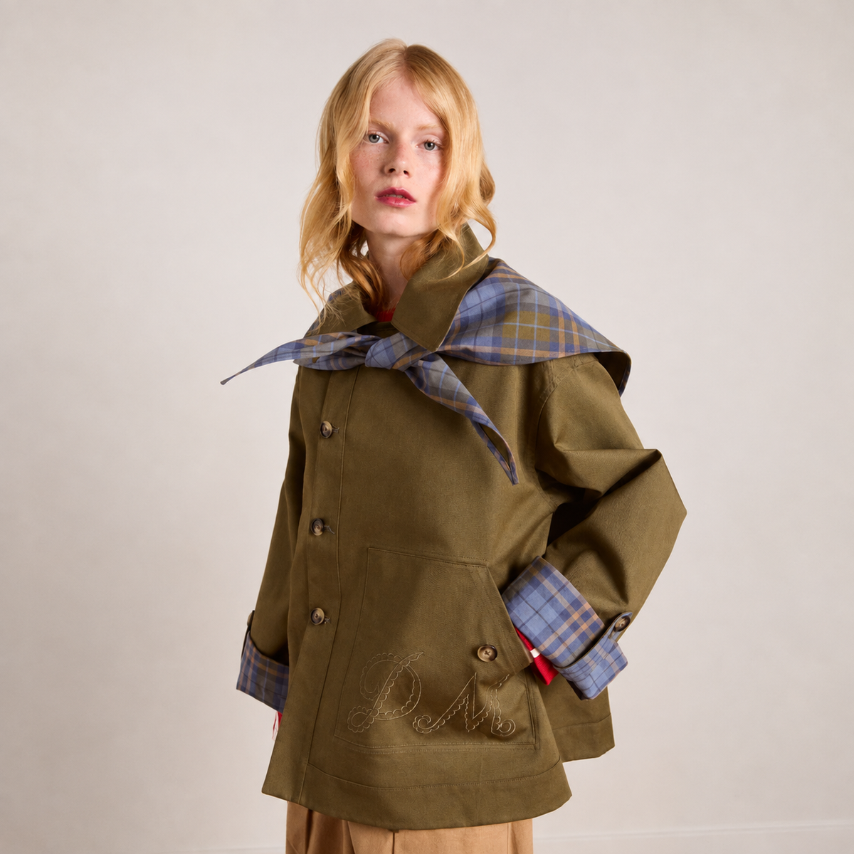 Reversible Jerry Crop Trench Coat