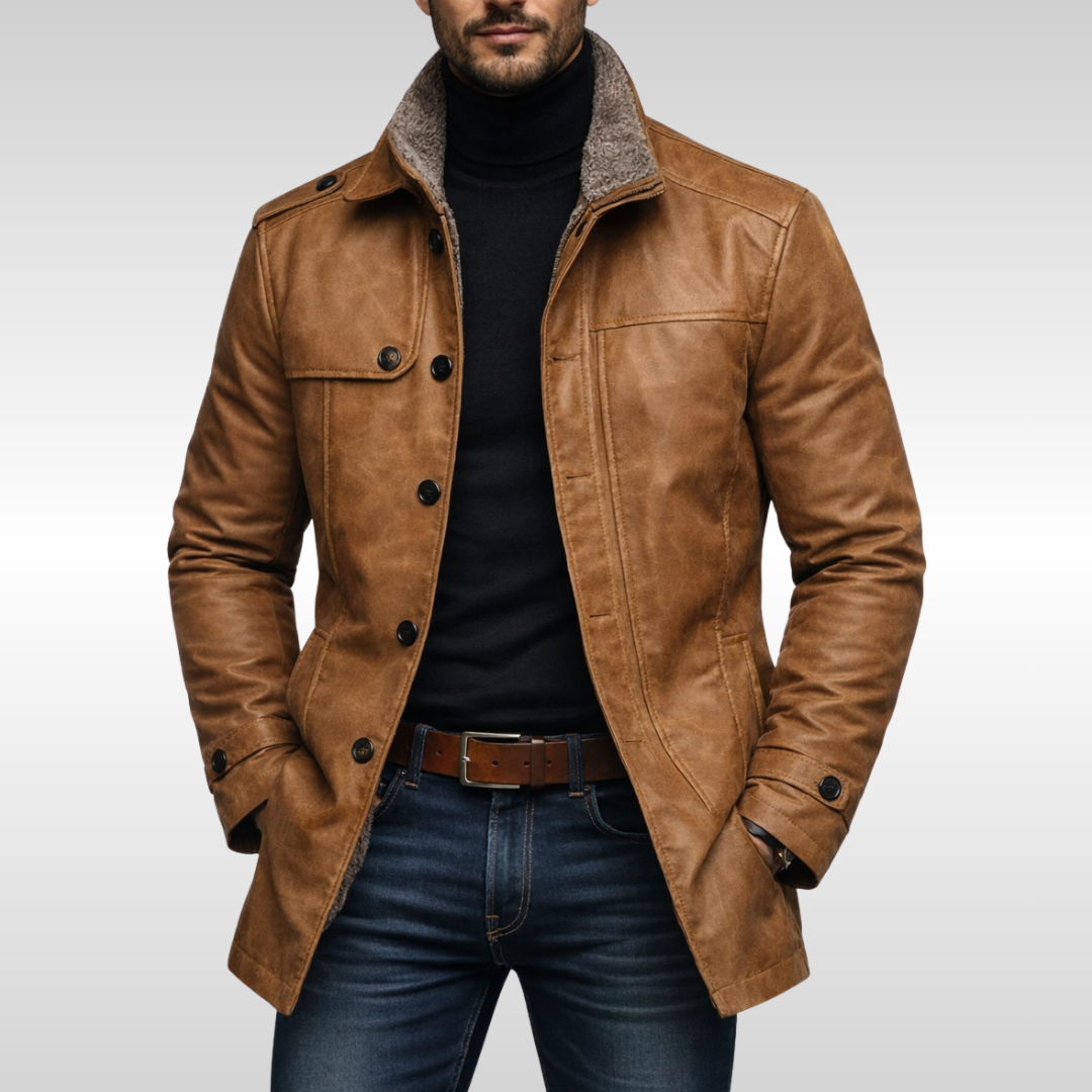 DAVID FLEECE-GEFÜTTERTER MANTEL | WARM, BEQUEM UND WINTERFERTIG 
