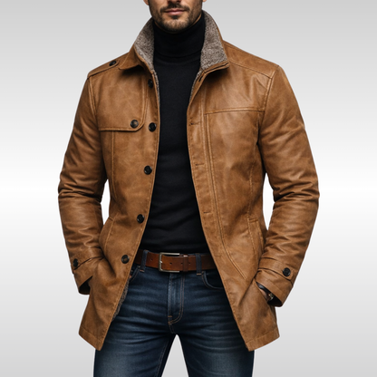 DAVID FLEECE-GEFÜTTERTER MANTEL | WARM, BEQUEM UND WINTERFERTIG 
