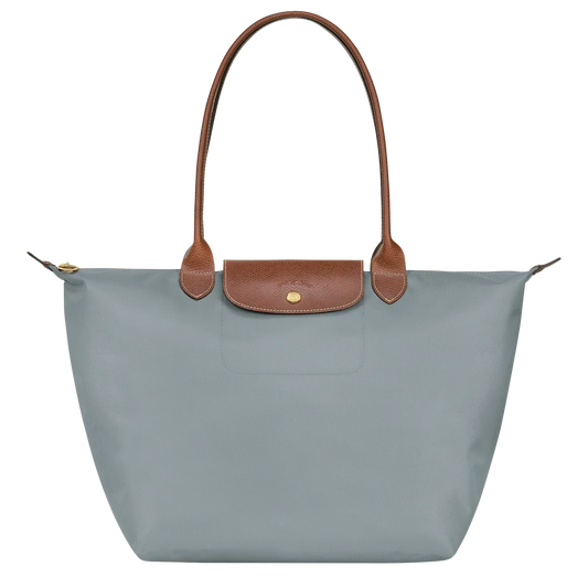 Longchamp – Große Le Pliage Tote, Stahl
