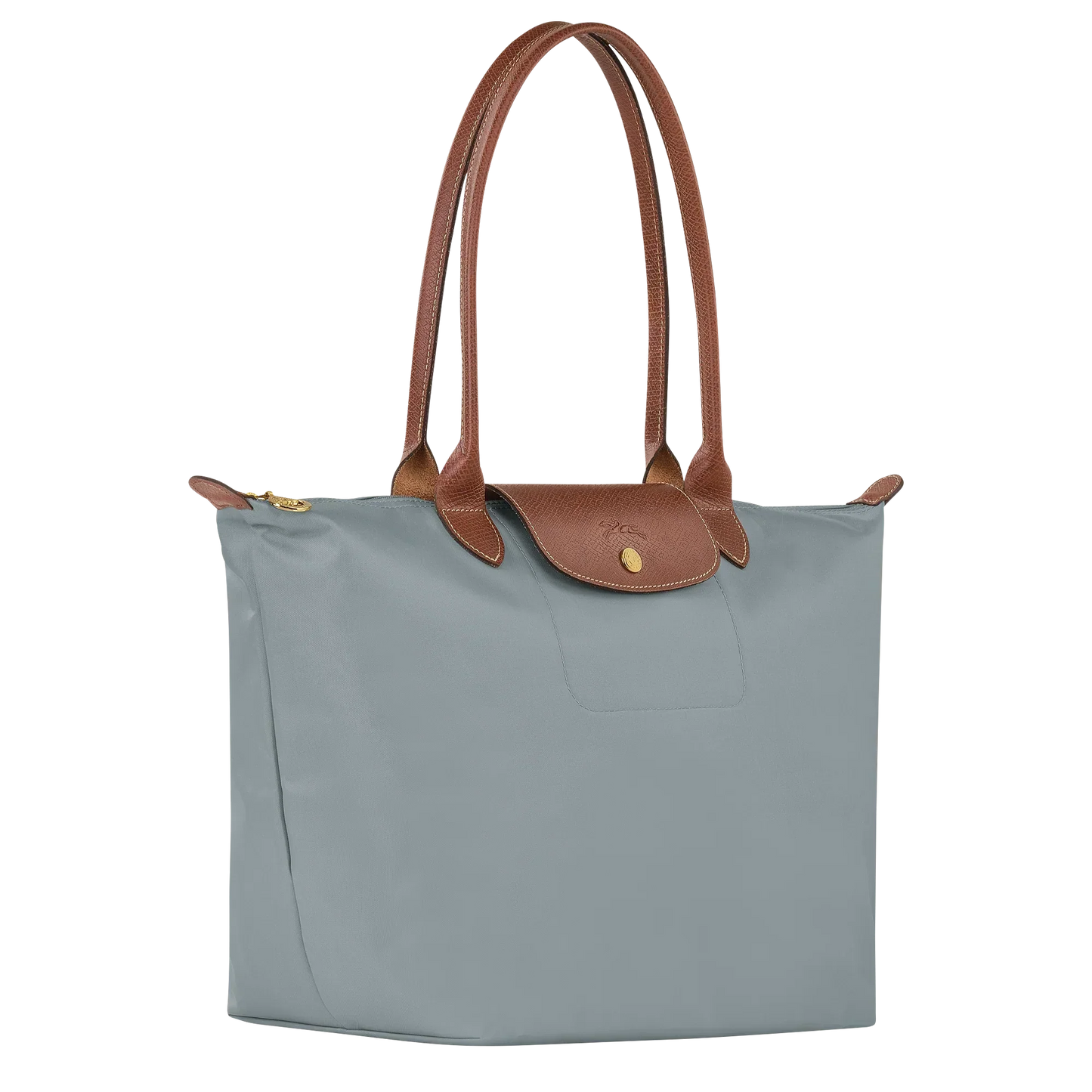 Longchamp – Große Le Pliage Tote, Stahl
