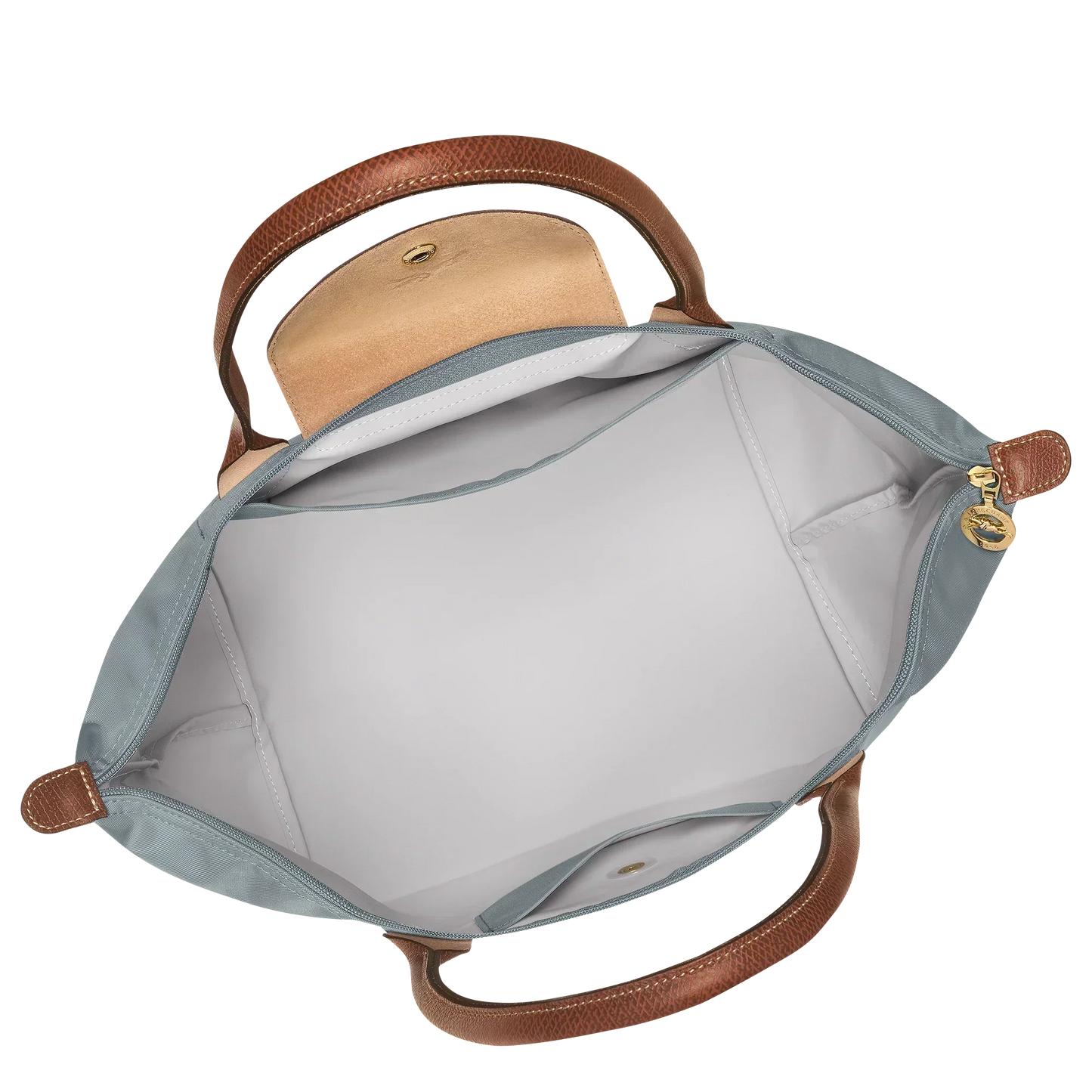 Longchamp – Große Le Pliage Tote, Stahl
