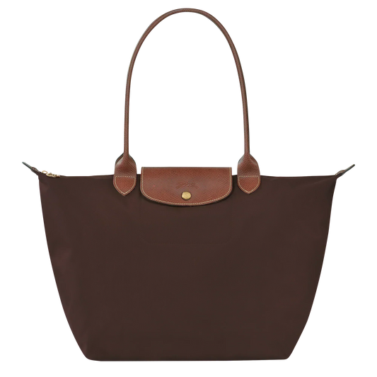 Longchamp – Große Le Pliage Tote, Ebenholz 