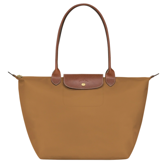 Longchamp – Große Le Pliage-Tasche, Rehbraun 
