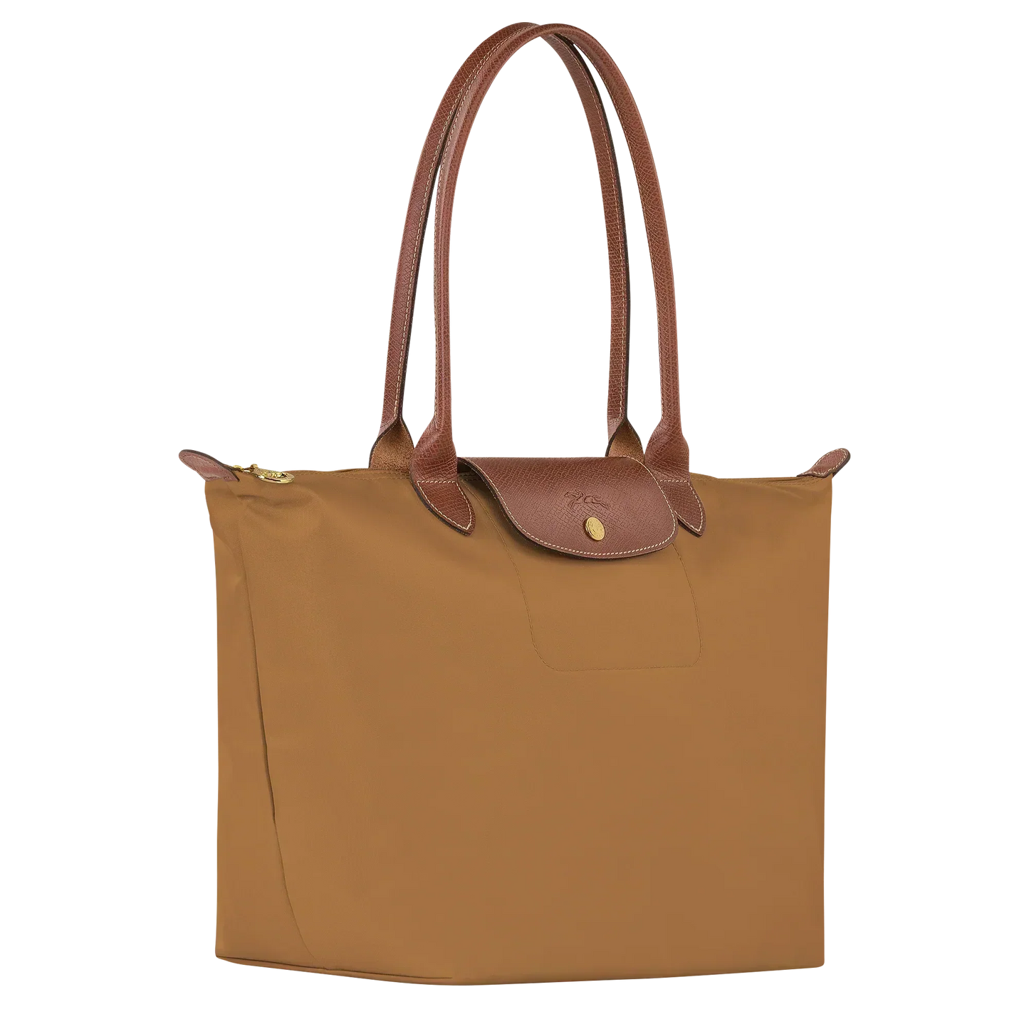 Longchamp – Große Le Pliage-Tasche, Rehbraun 