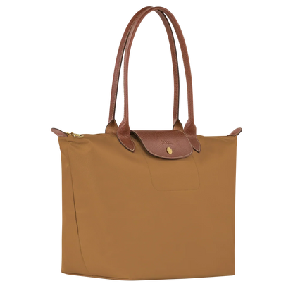 Longchamp – Große Le Pliage-Tasche, Rehbraun 