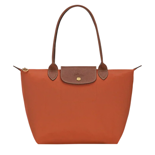 Longchamp – Große Le Pliage Tote, Ziegelstein 