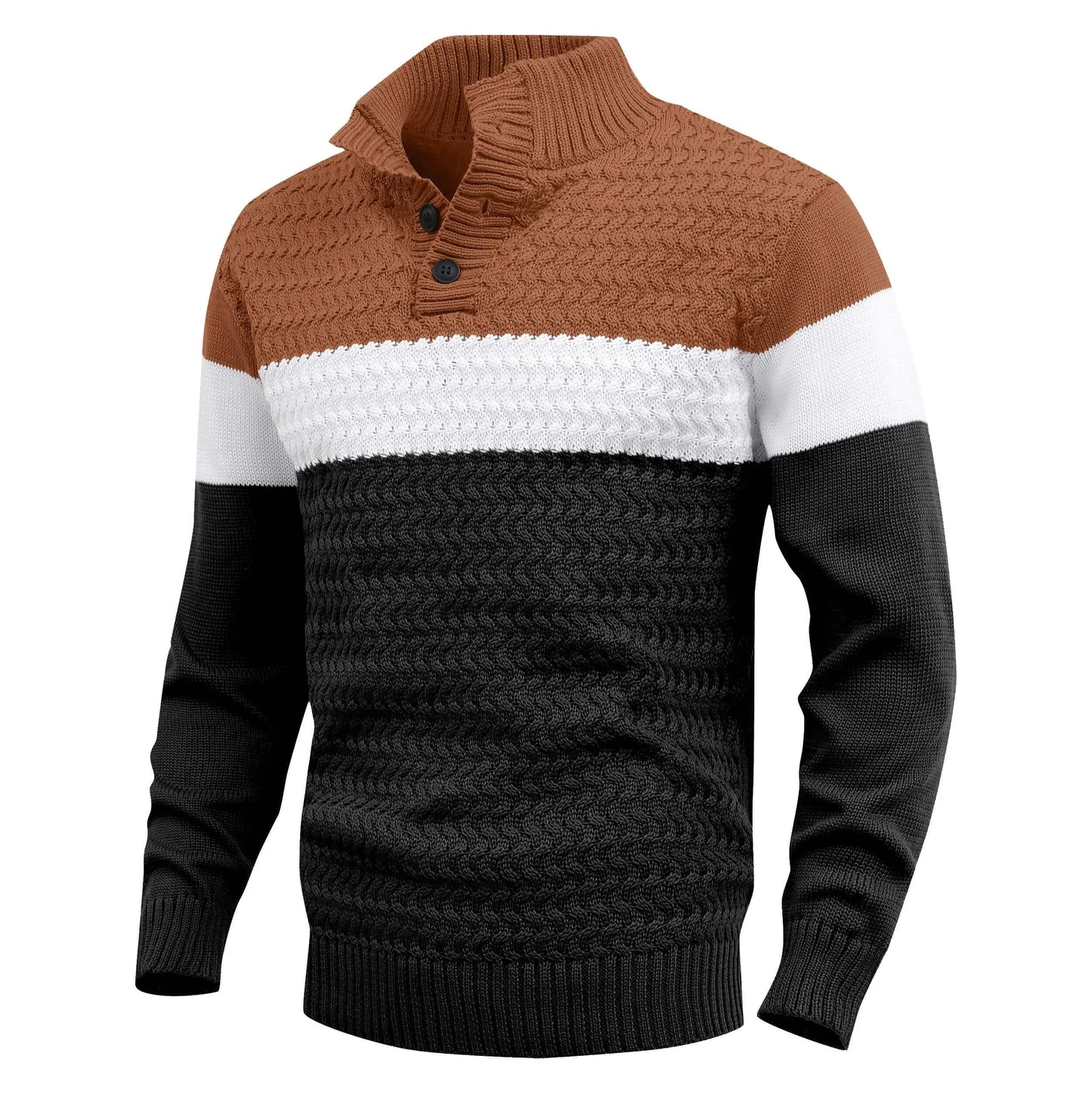 HARLAN KNIT PULLOVER | MODERN CONTRAST, EVERYDAY COMFORT