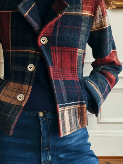 Ira | Classic Plaid Wool Jacket