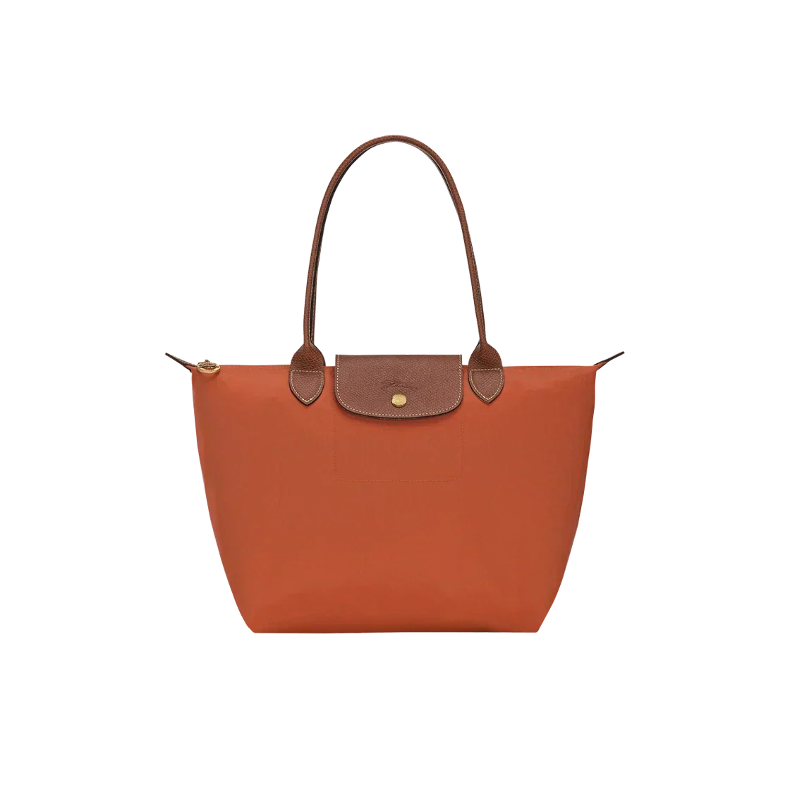 Longchamp – Große Le Pliage Tote, Ziegelstein 