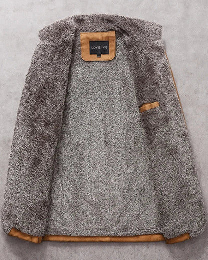 DAVID FLEECE-GEFÜTTERTER MANTEL | WARM, BEQUEM UND WINTERFERTIG 
