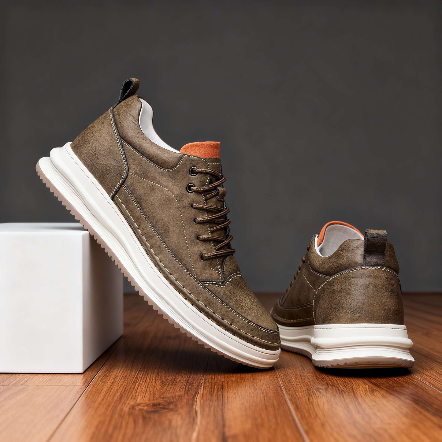 Robert Johnson Leather Sneakers