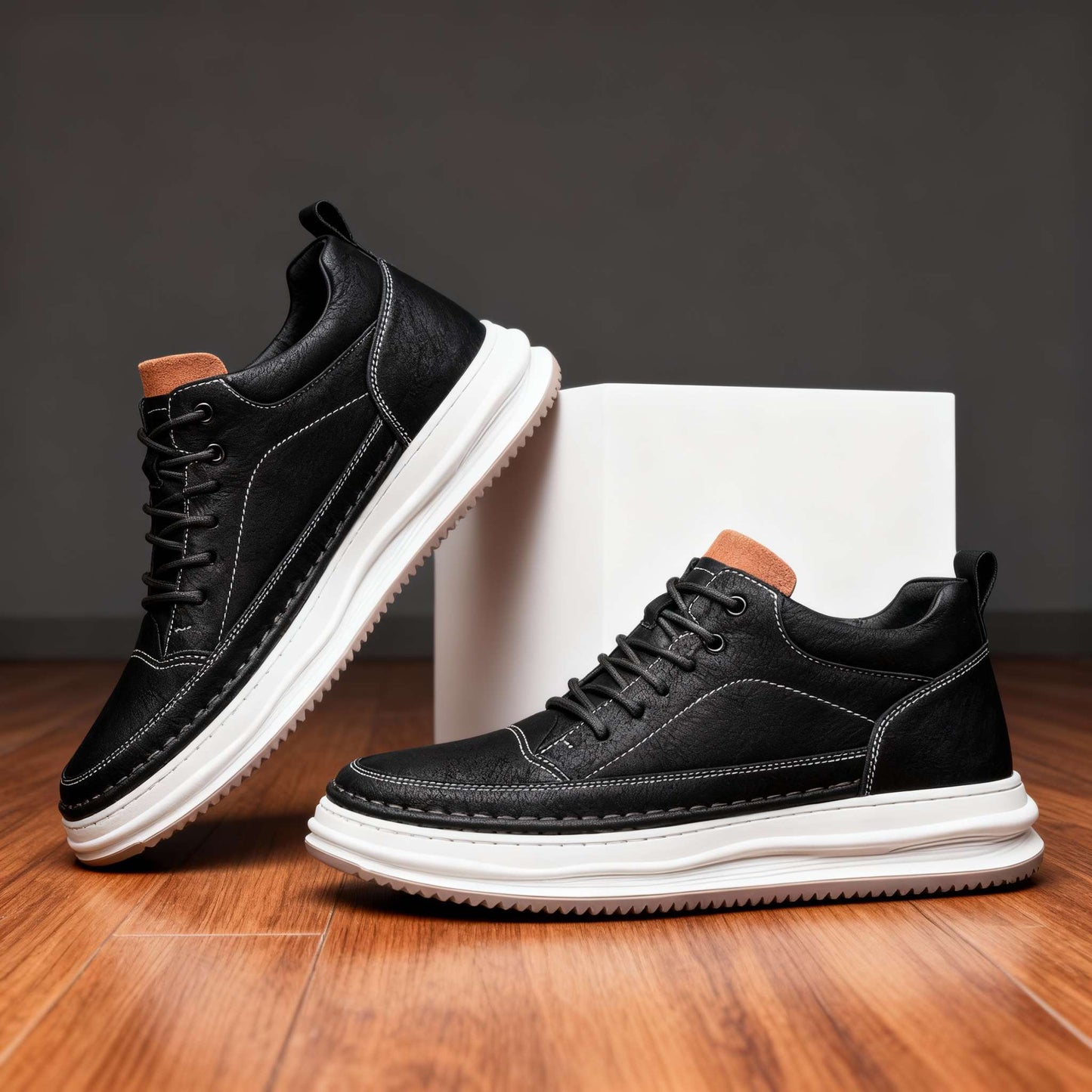 Robert Johnson Leather Sneakers