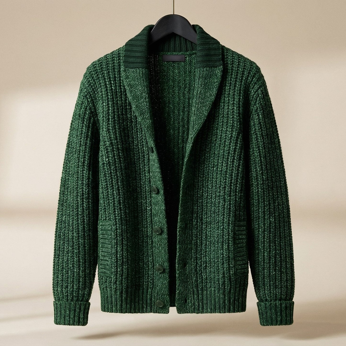 Giulio Shawl-Collar Knit Cardigan