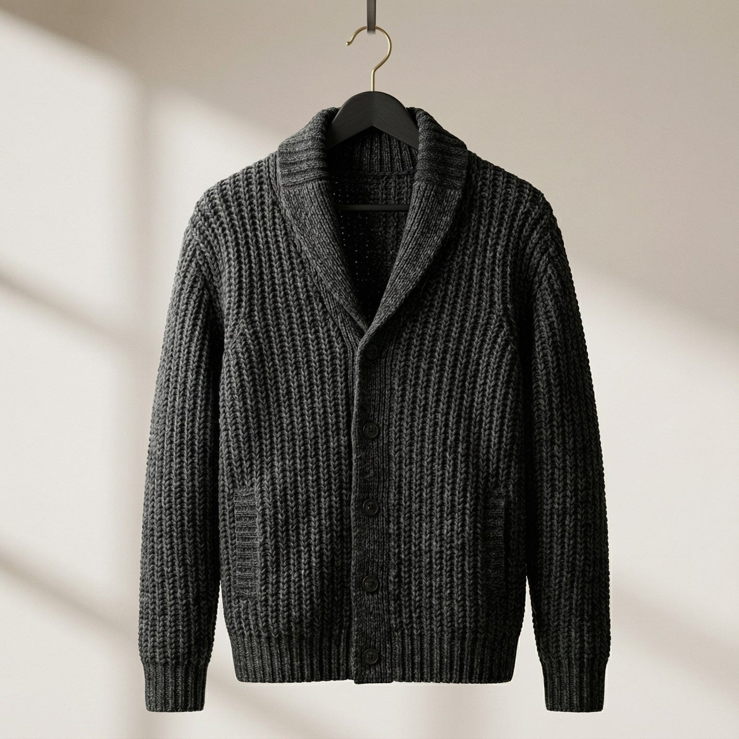 Giulio Shawl-Collar Knit Cardigan