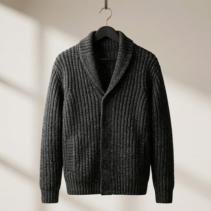 Giulio Shawl-Collar Knit Cardigan