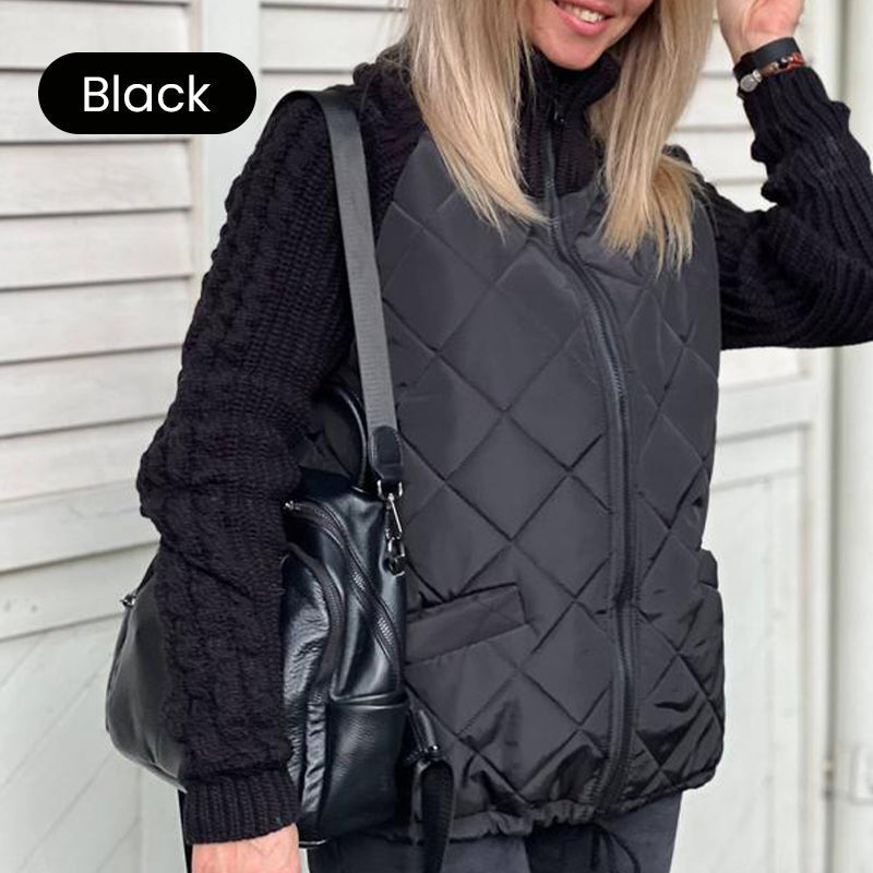 Christmas sale 2025 New Women's Knit Patchwork Puffy Jacket